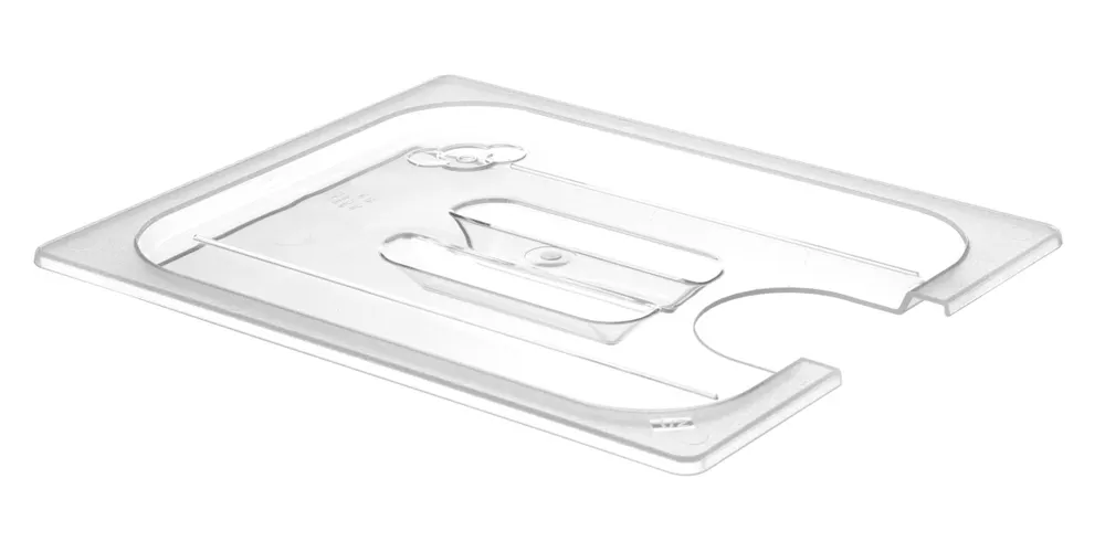 Vis Lid for GN containers with sous vide stick recess, HENDI, GN 1/1, Transparent, 530x325mm, bilde 3
