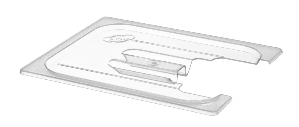 Vis Lid for GN containers with sous vide stick recess, HENDI, GN 1/2, Transparent, 265x325mm, bilde 2