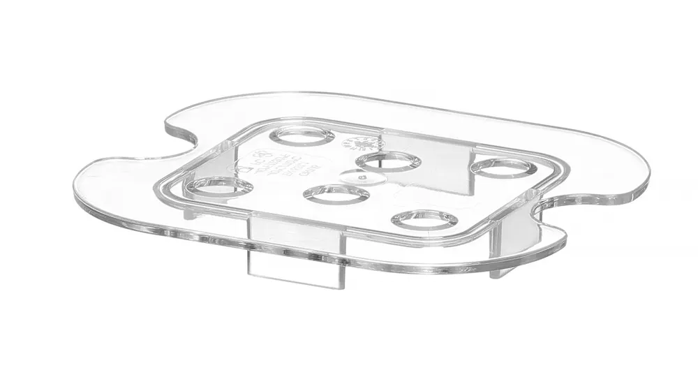 Perforated drip shelf for GN containers polycarbonate, HENDI, Profi Line, GN 1/6, Transparent, 118x106mm