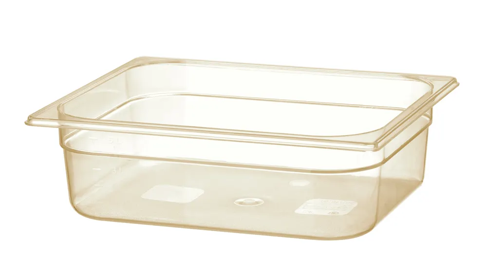 GN 1/2 container, high-temperature resistant, HENDI, GN 1/2, 6,1L, Transparent, 325x265x(H)100mm