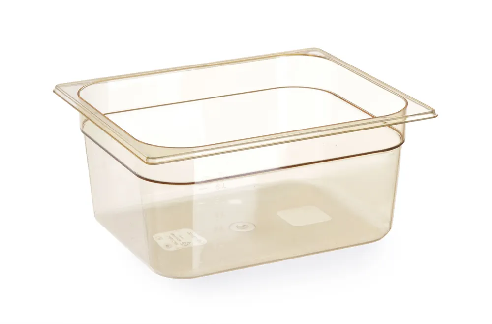 GN 1/2 container, high-temperature resistant, HENDI, GN 1/2, 4L, Transparent, 325x265x(H)65mm