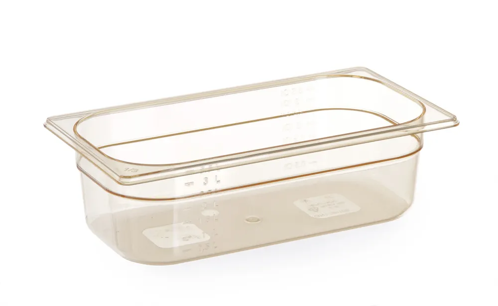 GN 1/4 container, high-temperature resistant, HENDI, GN 1/4, 1,7L, Transparent, 265x162x(H)65mm