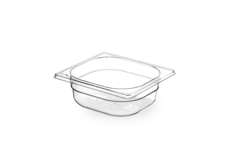Container GN 1/6 Tritan, HENDI, GN 1/6, 1L, Transparent, 176x162x(H)65mm