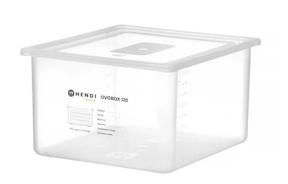Vis Egg container HENDI OVOBOX 120, HENDI, GN 2/3, 18L, 355x325x(H)200mm, Rectangular, bilde 8