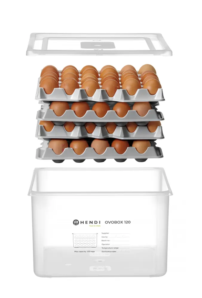 Vis Egg container HENDI OVOBOX 120, HENDI, GN 2/3, 18L, 355x325x(H)200mm, Rectangular, bilde 4