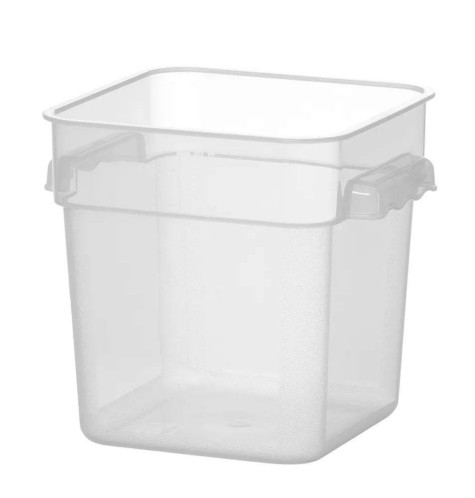 Food container with graduation, HENDI, 3,8L, 190x190x(H)180mm