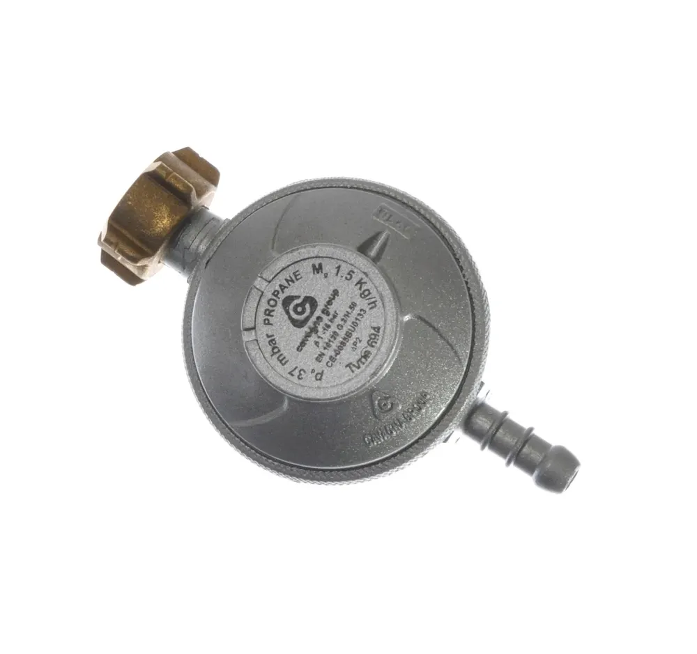 Pressure regulator 37mBar, HENDI, Pressure regulator 37mBar BE uni with pillar and hose clamp, xx(H)mm