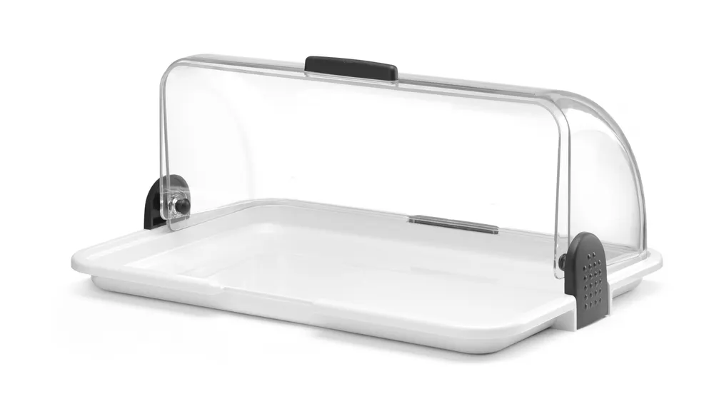 Vis Roll-top display, HENDI, Double, White, 380x260x(H)355mm, Rectangular, bilde 8