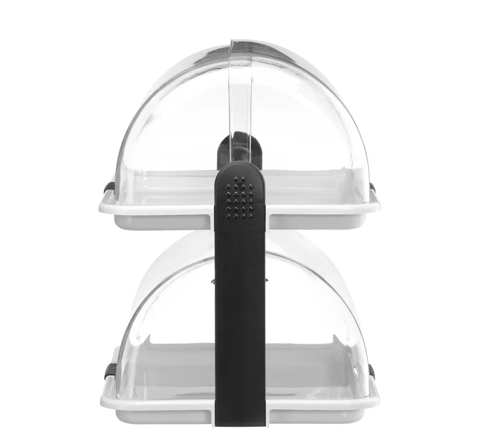 Vis Roll-top display, HENDI, Double, White, 475x325x(H)415mm, Rectangular, bilde 5
