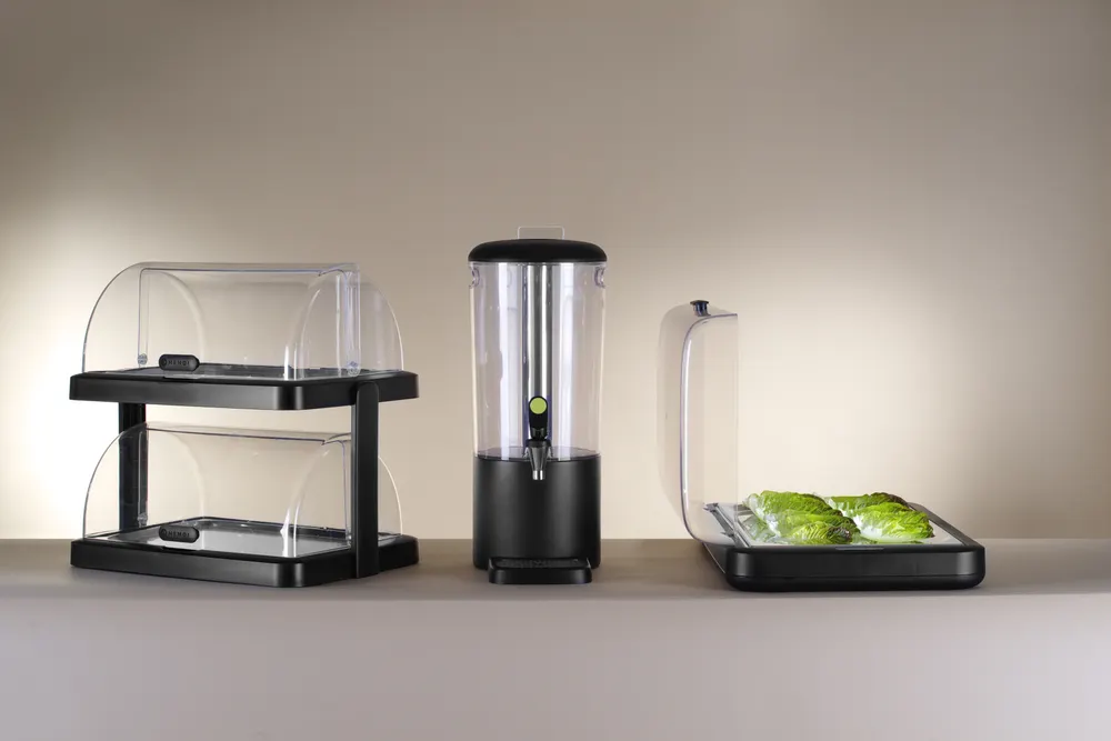 Vis Roll top cooling display Duo UNIQ, HENDI, designed by Robert Bronwasser, Double, Black, 480x355x(H)480mm, Rectangular, bilde 5