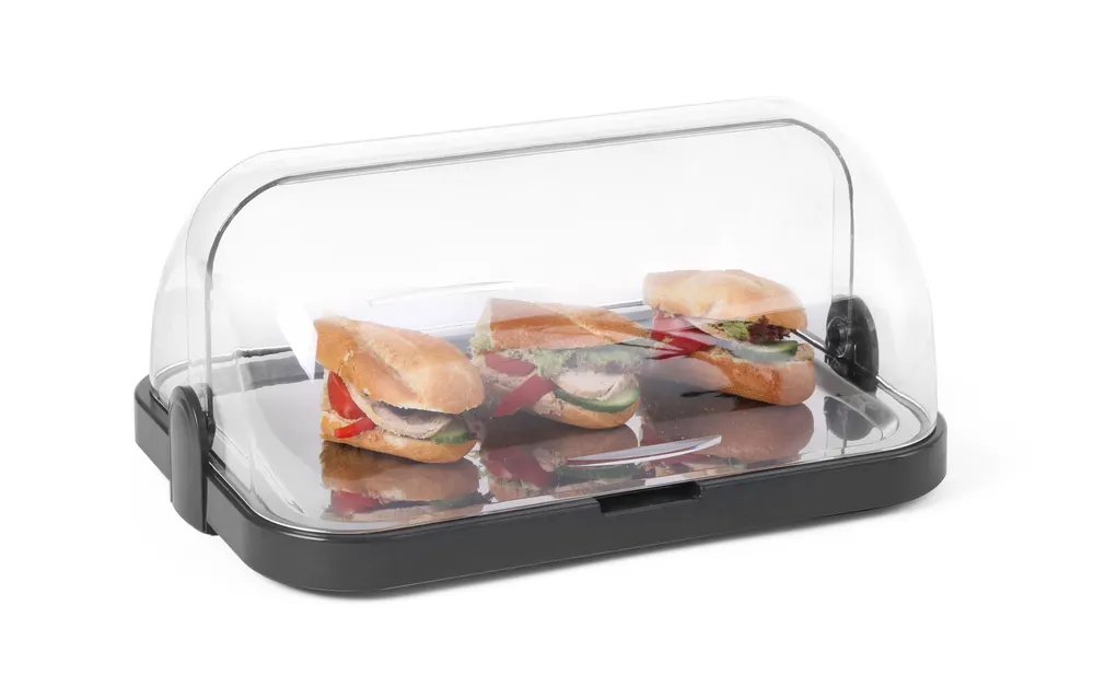 Vis Roll-top cooling display, single, HENDI, Dark grey, 440x320x(H)205mm, Rectangular, bilde 3