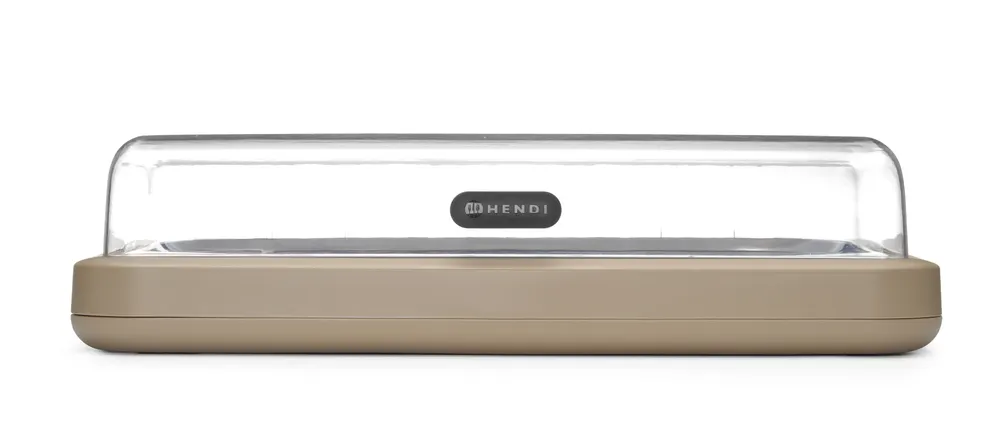 Cooling display UNIQ, HENDI, designed by Robert Bronwasser, GN 1/1, Beige, 593x389x(H)147mm, Rectangular