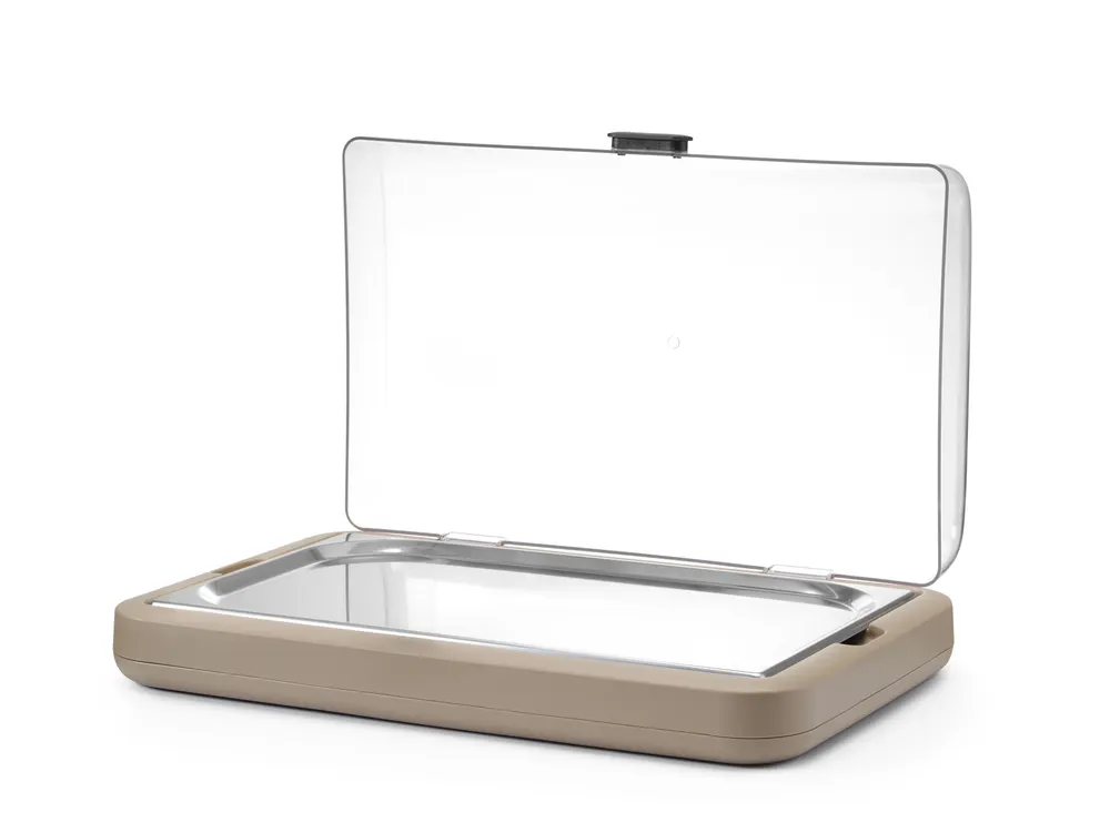 Vis Cooling display UNIQ, HENDI, designed by Robert Bronwasser, GN 1/1, Beige, 593x389x(H)147mm, Rectangular, bilde 4