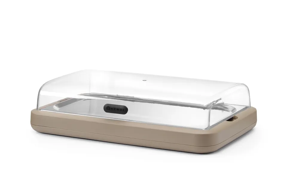 Vis Cooling display UNIQ, HENDI, designed by Robert Bronwasser, GN 1/1, White, 593x389x(H)147mm, Rectangular, bilde 8