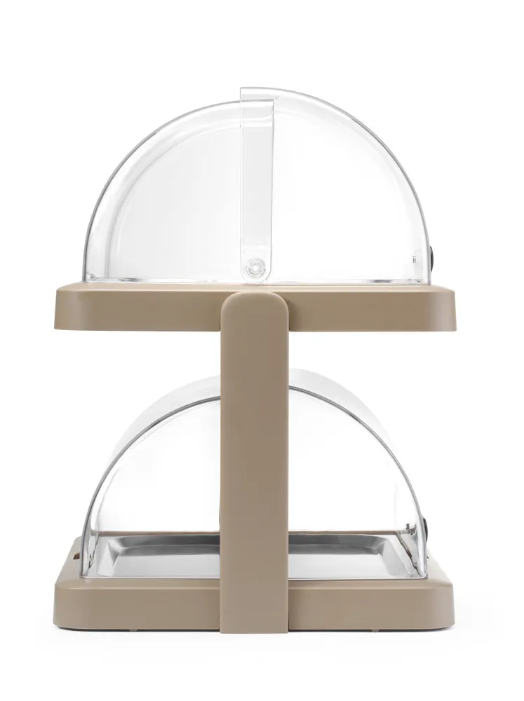 Vis Roll top cooling display Duo UNIQ, HENDI, designed by Robert Bronwasser, Double, Beige, 480x355x(H)480mm, Rectangular, bilde 3