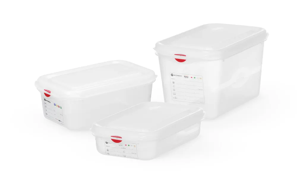 Vis GN 1/4 container, polypropylene, HENDI, GN 1/4, 2,8L, Transparent, 265x162x(H)100mm, Rectangular, bilde 4