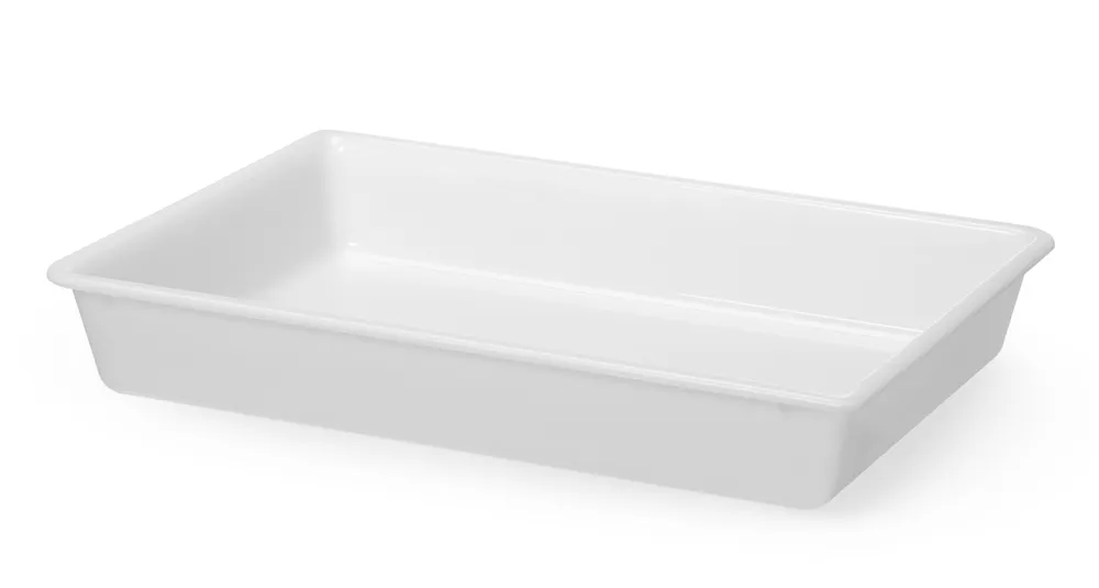 Prep tray, HENDI, 12L, White, 535x385x(H)85mm, Rectangular