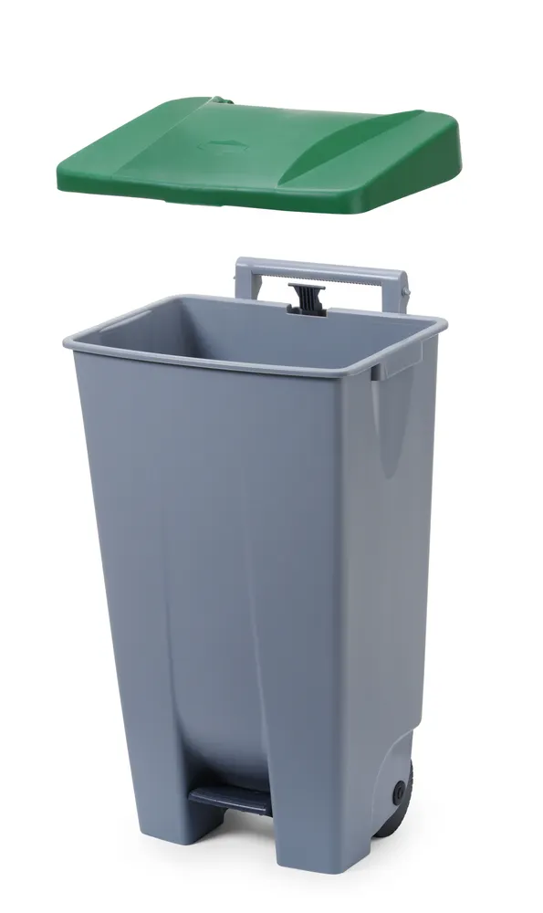 Vis Trash container, HENDI, 120L, Light grey, 510x425x(H)875mm, bilde 3