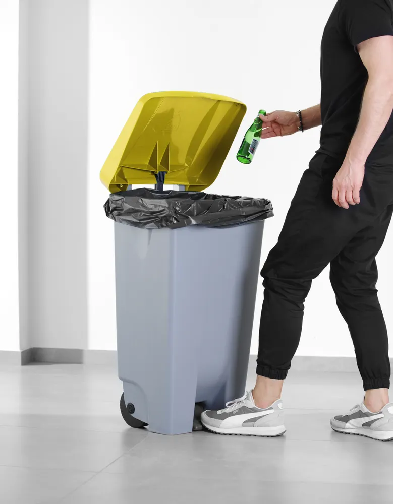Vis Lid for trash container, HENDI, Yellow, 505x415mm, bilde 3