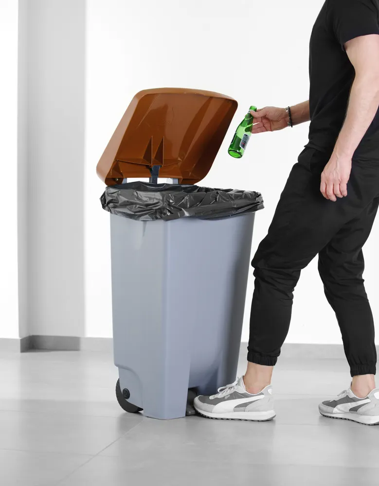 Vis Lid for trash container, HENDI, Brown, 505x415mm, bilde 2