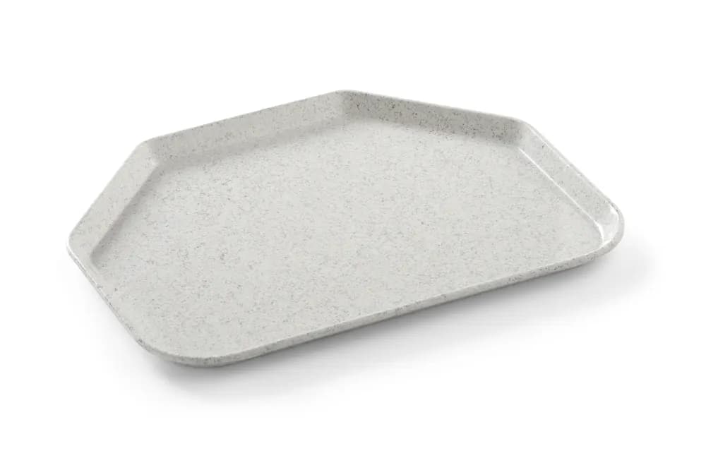 Serving tray, trapezoidal , AmerBox, Granite, 455x355mm