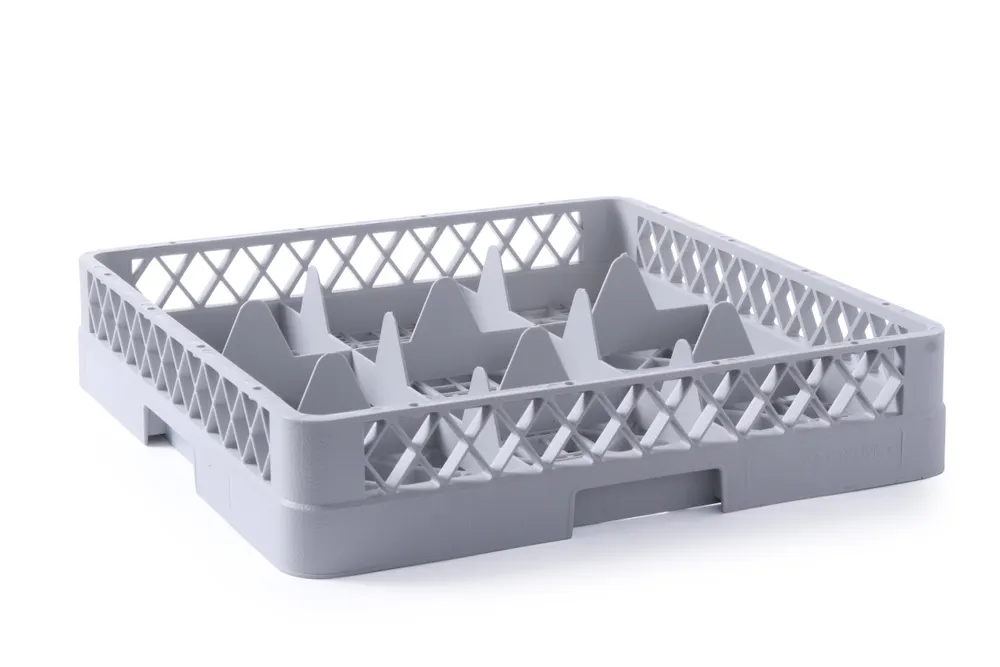 Vis Dishwasher basket for glassware, HENDI, 16 compartments, 500x500x(H)104mm, bilde 3