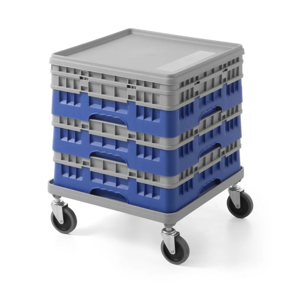 Vis Cart for 500×500 mm universal racks, AmerBox, grey, Light grey, 500x500x(H)180mm, bilde 2
