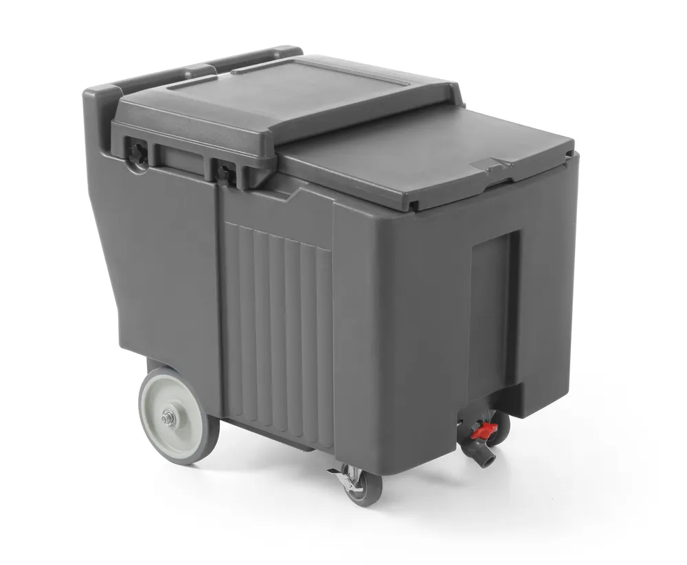 Ice container, insulated, AmerBox, 110L, 585x800x(H)745mm