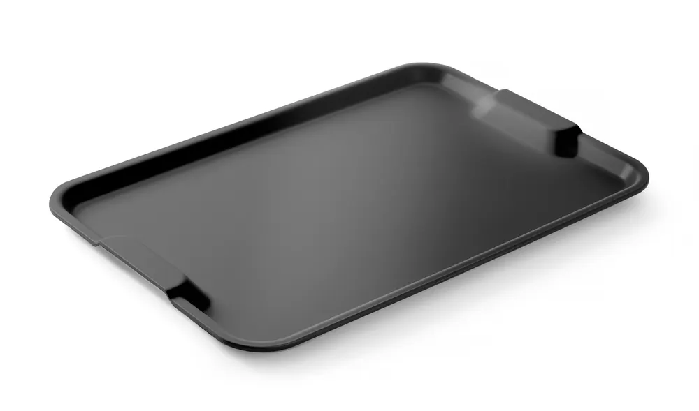 Vis Polypropylene tray, Euronorm, with profile handles, HENDI, Light grey, 530x370x(H)28mm, bilde 2