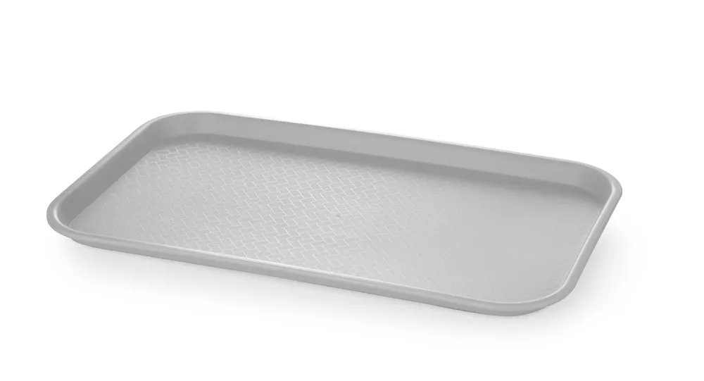Vis Polypropylene fast food tray GN 1/1, AmerBox, GN 1/1, Light grey, 530x325x(H)20mm, Rectangular, bilde 2