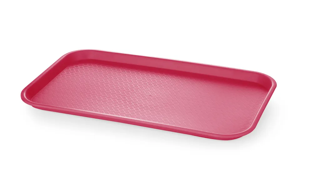 Vis Polypropylene fast food tray GN 1/1, AmerBox, GN 1/1, Red, 530x325x(H)20mm, Rectangular, bilde 2