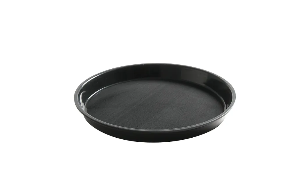 Vis Serving tray, round, non-slip, high rim, black, HENDI, ⌀360x(H)39mm, bilde 2
