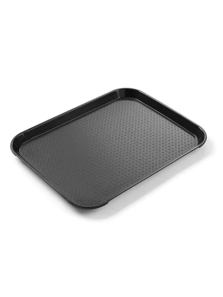 Polypropylene fast food tray, small, AmerBox, Black, 265x345x(H)20mm