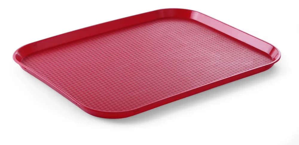 Vis Polypropylene fast food tray, large, AmerBox, Green, 350x450x(H)20mm, bilde 4