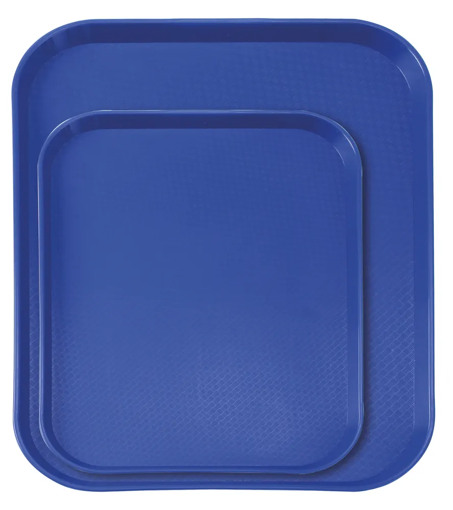 Vis Polypropylene fast food tray, small, AmerBox, Light grey, 265x345x(H)20mm, bilde 3