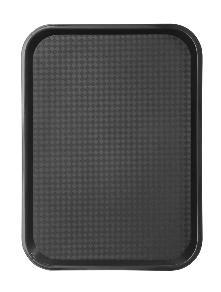 Vis Polypropylene fast food tray, medium, AmerBox, Black, 305x415x(H)20mm, bilde 2