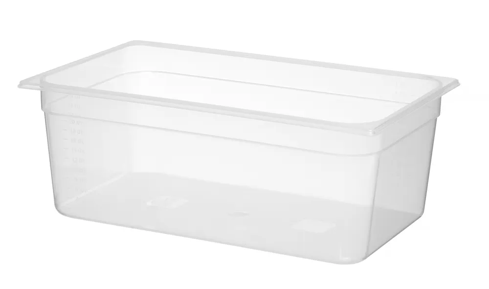 Vis Container GN 1/1 polypropylene, HENDI, Profi Line, GN 1/1, 24L, Transparent, 530x325x(H)200mm, bilde 2