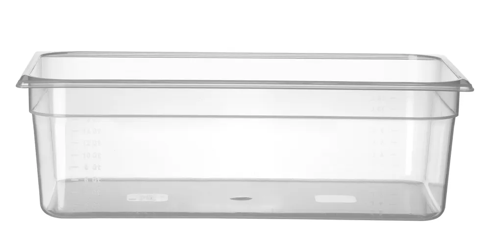 Container GN 1/1 polypropylene, HENDI, Profi Line, GN 1/1, 18L, Transparent, 530x325x(H)150mm