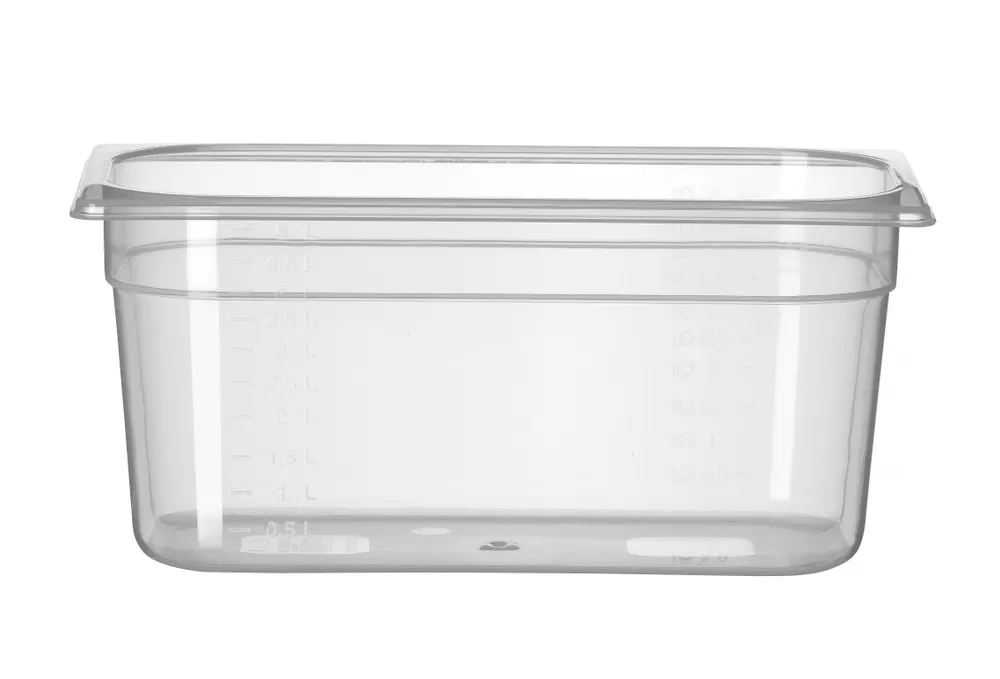 Container GN 1/3 polypropylene, HENDI, Profi Line, GN 1/3, 5L, Transparent, 325x176x(H)150mm