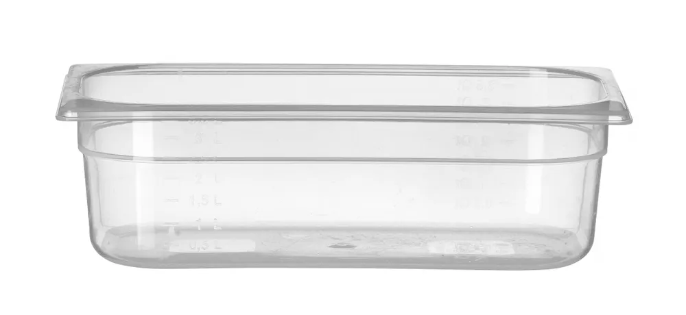 Container GN 1/3 polypropylene, HENDI, Profi Line, GN 1/3, 3,5L, Transparent, 325x176x(H)100mm