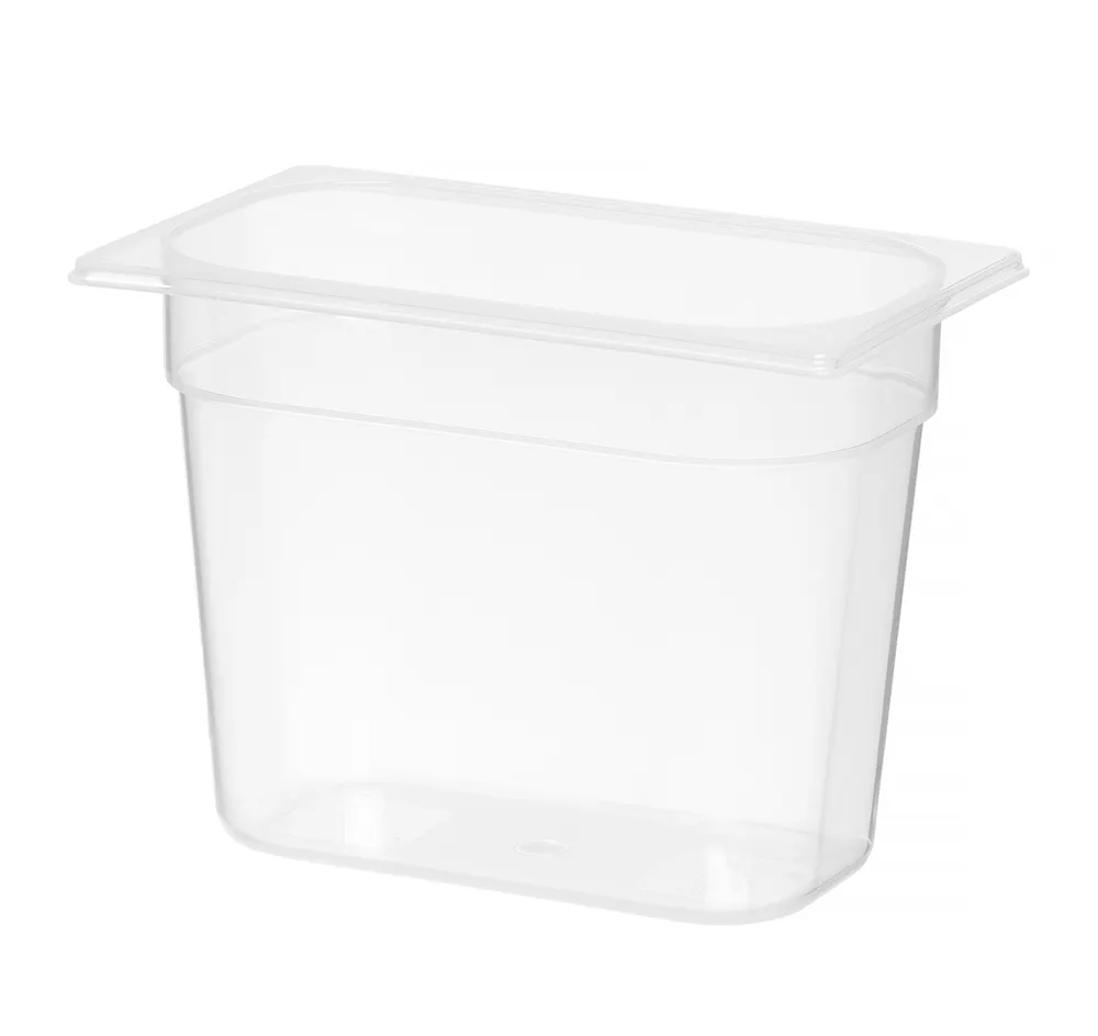 Vis Container GN 1/4 polypropylene, HENDI, Profi Line, GN 1/4, 4,5L, Transparent, 265x162x(H)200mm, bilde 2