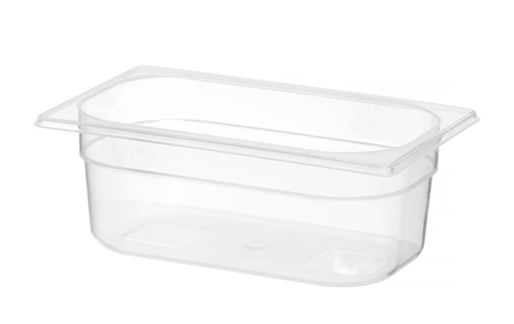 Vis Container GN 1/4 polypropylene, HENDI, Profi Line, GN 1/4, 2L, Transparent, 265x162x(H)100mm, bilde 2