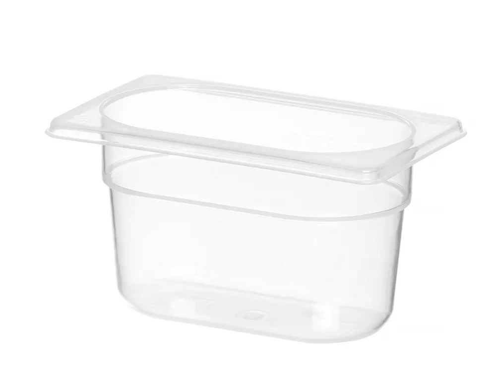 Vis Container GN 1/9 polypropylene, HENDI, Profi Line, 1,0, GN 1/9, 0,75L, Transparent, 176x108x(H)100mm, bilde 2