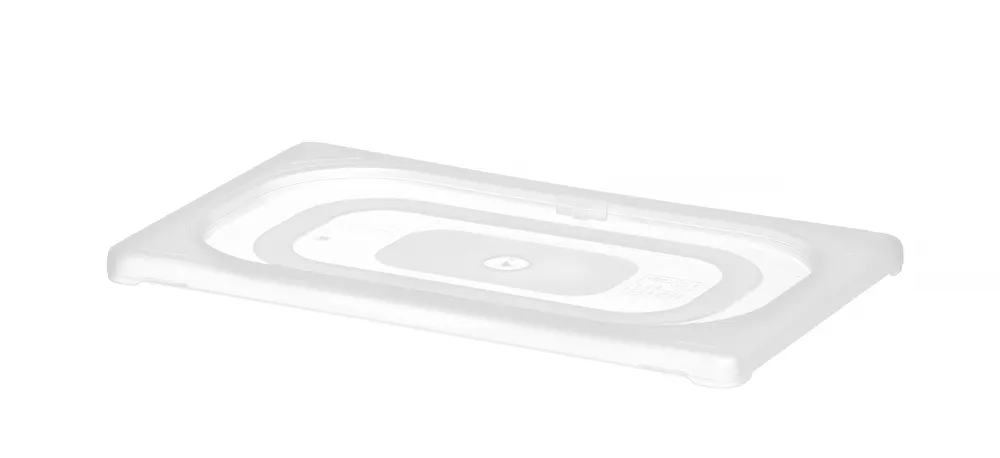 Lid for GN containers polypropylene, HENDI, GN 1/4, Transparent, 265x162mm