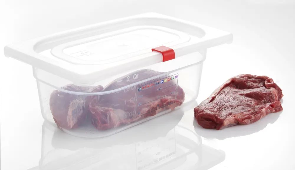 Vis Lid clips for HACCP storage containers, HENDI, Red, 12 pcs, bilde 4