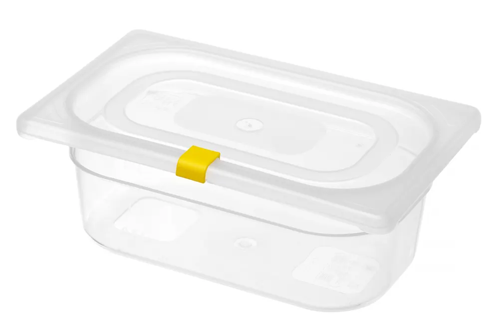 Lid clips for HACCP storage containers, HENDI, Yellow, 12 pcs