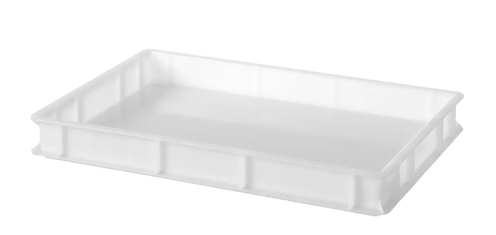 Pizza dough box 600x400, AmerBox, Profi Line, White, 600x400x(H)70mm, Rectangular