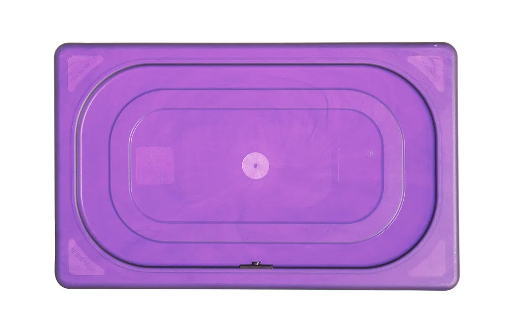 Vis Lid for GN containers purple, HENDI, GN 1/4, Purple, 265x162mm, bilde 2