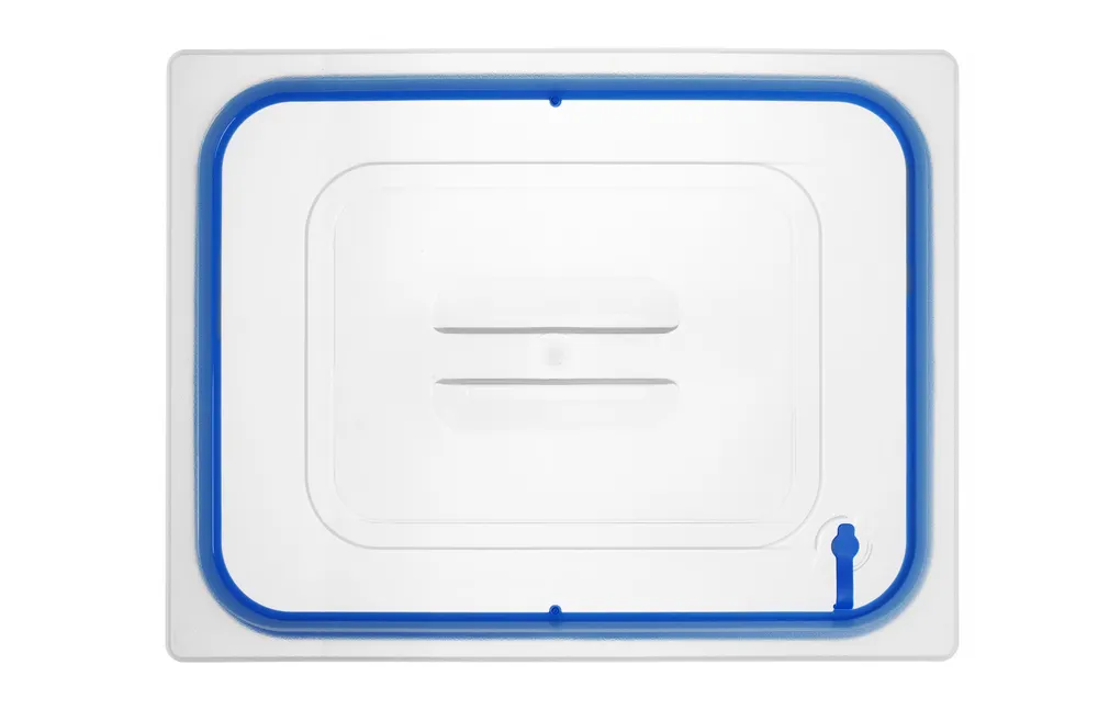 Vis Lid for GN containers made of polypropylene, with seal, HENDI, GN 1/2, Transparent, 325x265mm, bilde 2