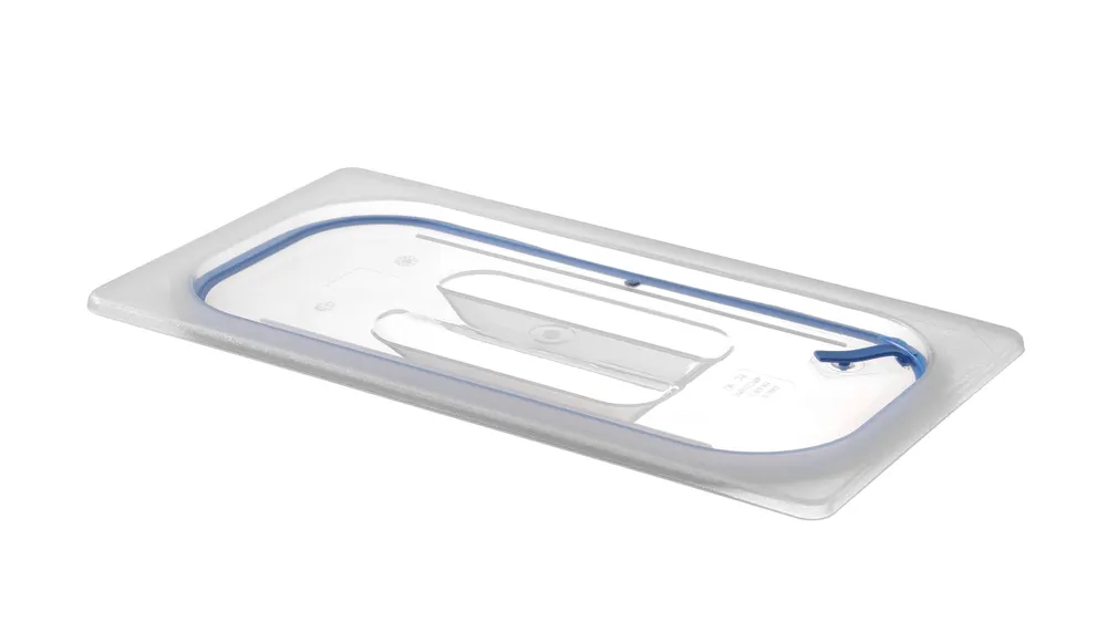 Lid for GN containers made of polypropylene, with seal, HENDI, GN 1/3, Transparent, 325x176mm